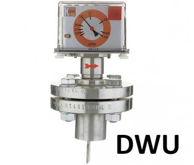 Débitmètre à palette et soufflet pour applications industrielles DWU
