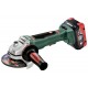 Meuleuse d'angle sans fil 125 mm 18 Volts METABO WPB 18 LTX BL 125 QUICK