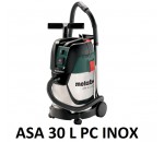 Aspirateur industriel eau et poussière ASA 30 L PC INOX - METABO