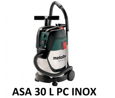Aspirateur industriel eau et poussière ASA 30 L PC INOX