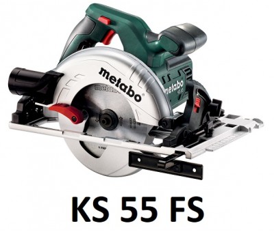 Scie circulaire électrique portative METABO KS 55 FS