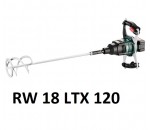 Malaxeur de chantier sans fil METABO RW 18 LTX 120 - METABO