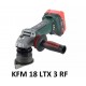 Chanfreineuse électrique sans fil METABO KFM 18 LTX 3 RF