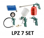 Kit pour compresseur : soufflette, pistolet peinture, gonflage LPZ 7 SET - METABO