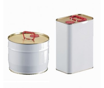 Bidons métalliques en fer blanc 125 ml à 5 litres