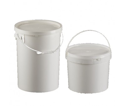 Seaux plastique cylindriques PP 1 à 43 litres