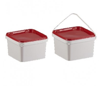 Seaux plastique carrés jusqu'à 30 litres