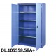 Armoire acier portes battantes Profondeur 580 mm DL.105558.58A+