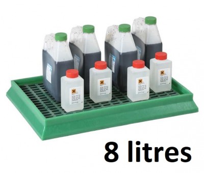 Bac de rétention 8 litres pour petits récipients