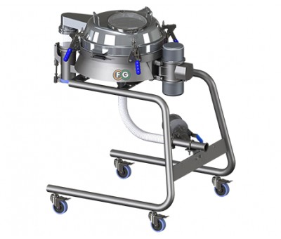 Tamis industriel pour circuit de transport pneumatique