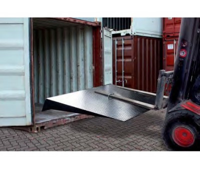 Rampe de chargement en acier pour container maritime