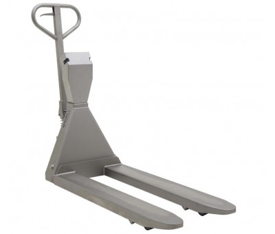 Transpalette peseur semi inox 2000 kg - précision 0,10%