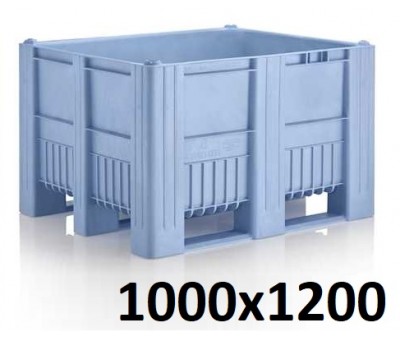 Caisse palette monobloc plastique 1000x1200 CPP1012/CB3