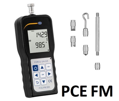 Dynamomètre numérique 50 à 500N série PCE-FM
