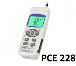 pH mètre portable pour mesure pH / mV / °C PCE-228 kit - PCE INSTRUMENTS