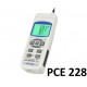 pH mètre portable pour mesure pH / mV / °C PCE-228 kit
