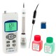 Achat pH mètre portable pour mesure pH / mV / °C PCE-228 kit