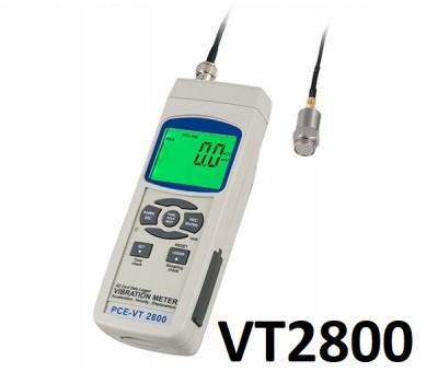 Vibromètre à enregistreur de données intégré PCE VT 2800