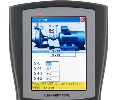 Achat Vibromètre de mesure d'alignement laser PCE TU 3