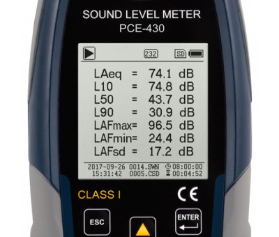 Achat Sonomètre digital de classe 1 PC-430