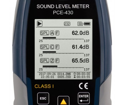 Devis Sonomètre digital de classe 1 PC-430