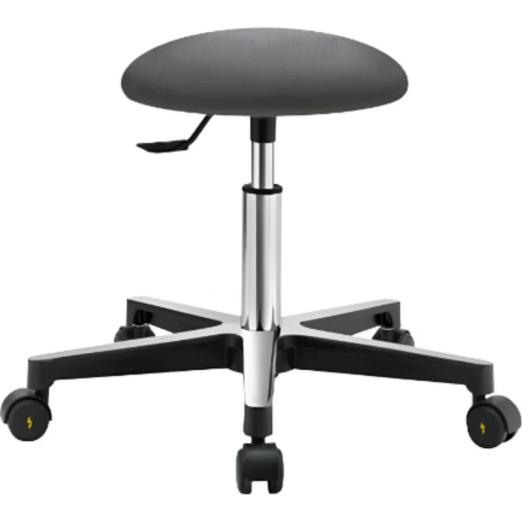Tabouret ESD à roulettes assise tissu ANT 200 - SIEGES & COMPAGNIE