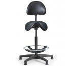 Chaise selle haute d'atelier SELLEDOSVHRPP - SIEGES & COMPAGNIE
