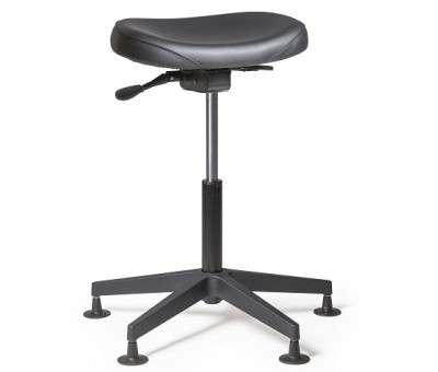 Tabouret assis debout tissu enduit ovale TABOVALVMP