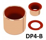 Palier Lisse Bronze polymère PTFE DP4-B - GGB France
