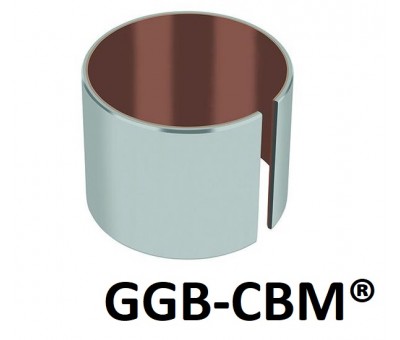Palier métallique lisse à paroi mince GGB-CBM®