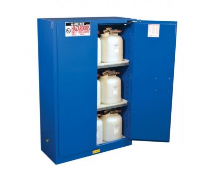 Armoire de sécurité 2 portes pour produits chimiques dangereux