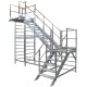 Plateforme d'accès avec escalier tournant Réf. 10/2850