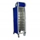 Housse de protection isotherme en tissu enduit pour chariot alimentaire