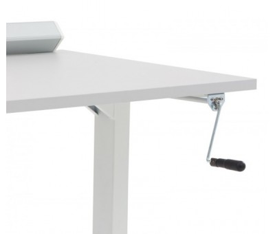 Table de travail ajustable manuelle avec dessus dissipatif (72L