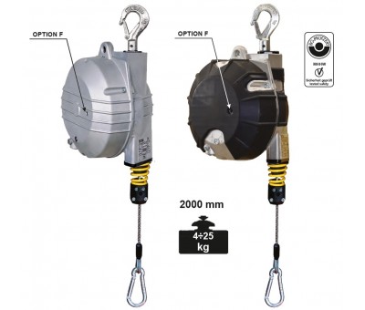 Equilibreur à enrouleur jusqu’à 25 kg – option frein