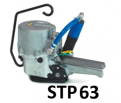 Cercleuse pneumatique à feuillard métallique sans chape - produits plats STP 63