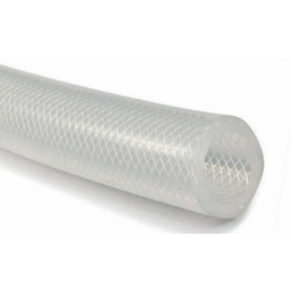 Tuyau silicone avec tresse PE - alimentaire cosmétique pharma