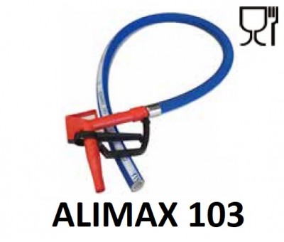 Tuyau caoutchouc/nitrile blanc - alimentaire, gras Alimax 103