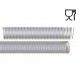 Tuyau flexible - spire inox et tresse textile - Alimentaire Pharmaceutique