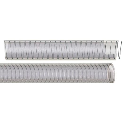 Tuyau flexible - spire inox et tresse textile - Alimentaire Pharmaceutique - HTI SERVICES