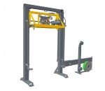 Machine de cerclage verticale pour palette avec compression TSM 3000 PE - STRAPEX