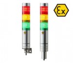 Colonne de signalisation lumineuse atex, zone 2 et 22, LR4-EX - PATLITE