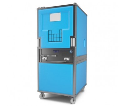 Chariot conteneur isotherme roulant