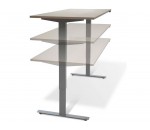 Bureau assis debout - hauteur réglable électrique Asisto T3300 - AVMD