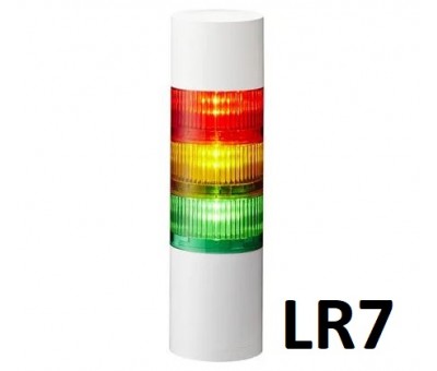 Vente Tour de signalisation lumineuse à leds LR7 - diamètre 70 mm (PATLITE)