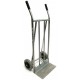 Achat Diable inox manuel 150 kg - poignées ergonomiques