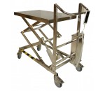 Table élévatrice inox mobile - levée électrique 100 kg - TELIP