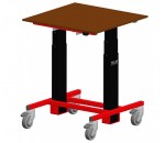 Table mobile à hauteur réglable électrique TME125 - TELIP