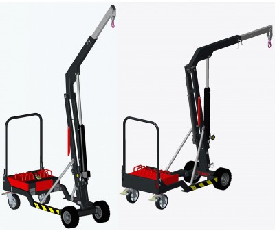 Achat Potence mobile tout terrain compacte repliable 200 kg