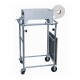 Chariot plaquiste pour encollage de bandes